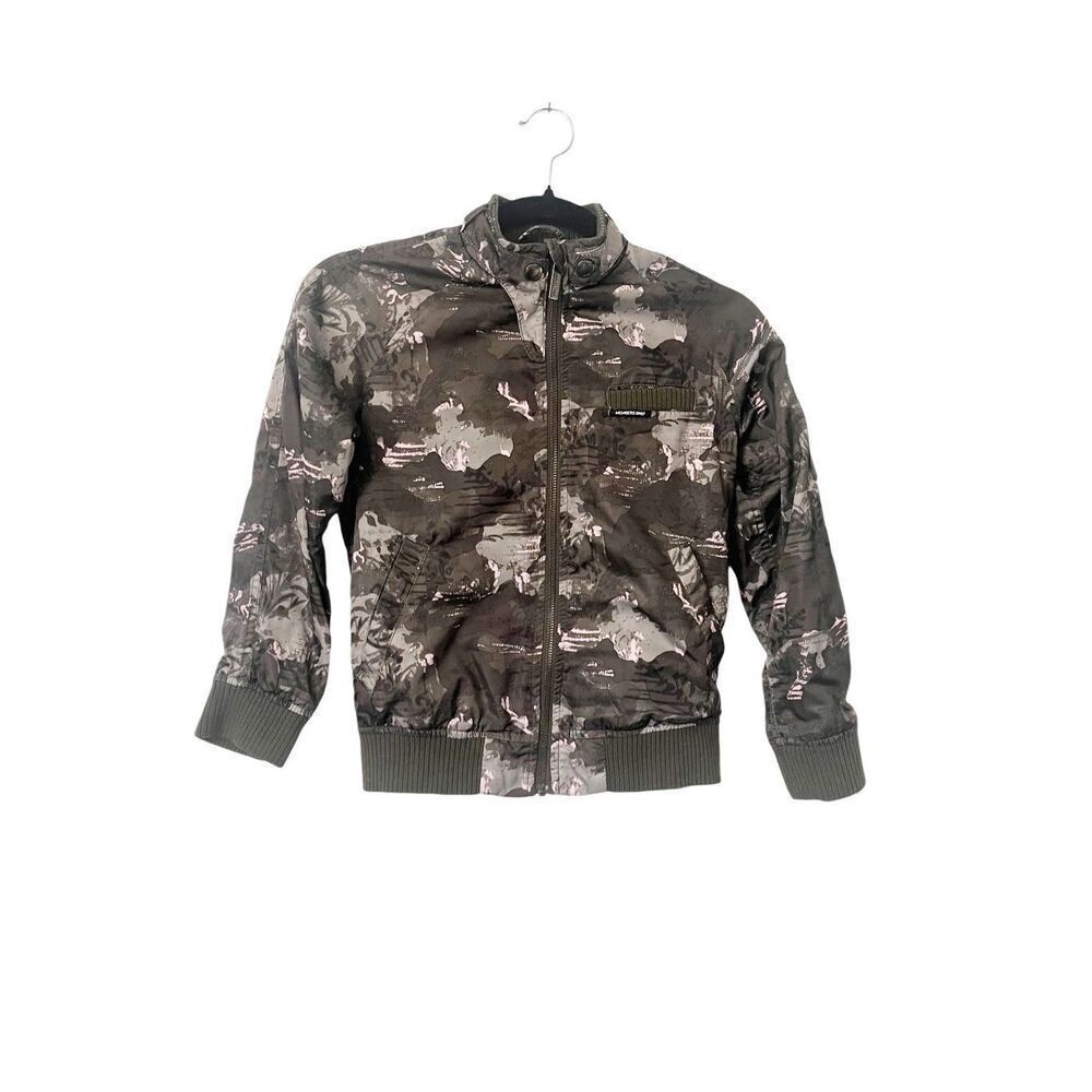 Members Only Green Satin Bomber‎ Jacket Girl’s Size 8